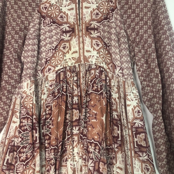 Free People Oksana Boho Dress Size 4 (G) - Picture 2 of 11